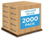 Rosmonde 2000 Pack (Pallet) Composition Notebook Bulk, College Ruled, Full Pallet of Composition Notebooks, 200 Pages (100 Sheets), 9-3/4 x 7-1/2, Bulk Notebooks for School & Office, 4-7 Days Transit