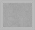 Amanti Art Silver Framed Magnetic Board 24x28 Medium Vision Board for use with Magnets, 100% Metal Sheet to Display Items as Office Decor or for Home Organization in mudroom, Kitchen or Kids Room