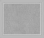 Amanti Art Silver Framed Magnetic Board 24x28 Medium Vision Board for use with Magnets, 100% Metal Sheet to Display Items as Office Decor or for Home Organization in mudroom, Kitchen or Kids Room