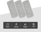 CLICK CLEAN 3-Pack Replaceable Felt Pads, Magnetic Whiteboard Eraser Felt Pads, Designed for Click Clean Replaceable Dry Erase Board Eraser, Intended for Classroom, Home and Office Use