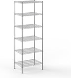 Regal Altair 21" Deep x 30" Wide x 86" Height Wire Shelving Kit | 6-Tier | NSF Commercial Storage Rack Unit
