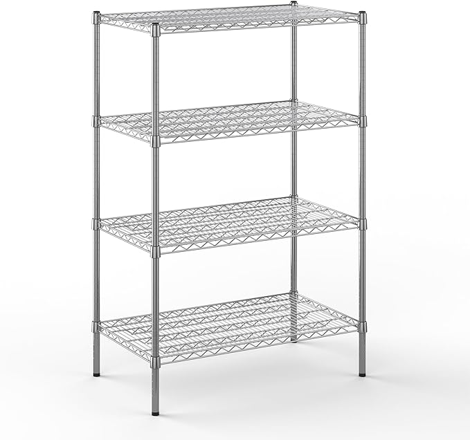 Regal Altair 21" Deep x 36" Wide x 54" Height Wire Shelving Kit | 4-Tier | NSF Commercial Storage Rack Unit