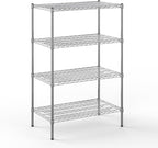 Regal Altair 21" Deep x 36" Wide x 54" Height Wire Shelving Kit | 4-Tier | NSF Commercial Storage Rack Unit