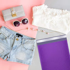 UCGOU Bubble Mailers 9.5x14.5 Inch Purple 25 Pack Poly Padded Envelopes Large #4 Mailing Packages Opaque Packaging Postal Self Seal Adhesive Waterproof Boutique Shipping Bags for Clothes