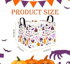 FUULOXE Halloween Gifts Empty Basket Boo Cube Organizer Bins Trick or Treat Spooky Basket Stuffers for Boyfriend Dual Handles for Closet Shelf