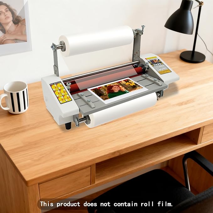 20.28" Laminator Machine,Hot&Cold Roller Laminating Machine,Single/Dual Sided Laminating Machines with Digital Display and Adjustable Roller Gap for Office Studio Documents Photos Cards