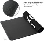OHORTEB Custom Mouse Pad with Photo, Personalized Image Text Laptop Desk Mat, Customized Non-Slip Waterproof Desk Writing Pad for Office Home (Custom, 16in x 35.5in)