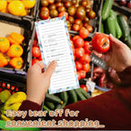 Thboxes 4 Pack Magnetic Note Pad for Fridge with Pen Holder, Totally 200 Sheets Magnetic To Do List, Shopping List, Grocery List, Memo Pads for Refrigerator（Floral Design）