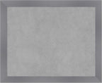 Amanti Art Grey Framed Magnetic Board 18x22 Small Vision Board for use with Magnets, 100% Metal Sheet to Display Items as Office Decor or for Home Organization in mudroom, Kitchen or Kids Room