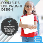 Scribbledo White Board Dry Erase Board 11" x14” Mini Double Sided Personal Whiteboard Board Dry Erase Lapboard Handheld Personal White Boards for Students Small Whiteboard Office Kitchen