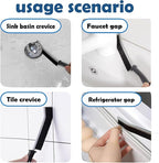 Betanull Crevice Cleaning Brush Set, Multi-Purpose Hard Bristle Brushes for Deep Cleaning Kitchen, Bathroom, Grout, Sink, Cup, Teapot, Bottle, Blender, Corners, Tight Spaces & More