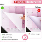 Desk Calendar 2026-2027, 14" X 11" Desktop Calendar 2026-2027, 18 Months Calander Runs from Jan. 2026 to Jun. 2027, Academic Monthly Planner for Home School Office (Pink)