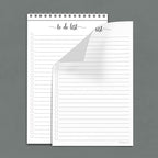 321Done to Do List Notepad 5.5x8.5 Spiral - Made in USA, Simple Undated Checklist, Daily Planner Notebook for Organizing, Planning, Task Checklist Organizer for Work, Office, Home, School - 50 Sheets