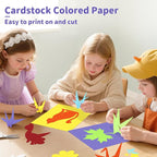 360 Sheets Colored Cardstock Paper 8.5 x11 Valentine Day Cardstock Thick Paper, 9 Assorted Colors Construction Paper 200 GSM Card Stock for Scrapbook, Cricut, Card Making, DIY Crafts, School, Party