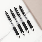 Lekreo Classic Retractable Gel Roller Pens, 0.7mm Fine Point Black Ink (Black - 36 Packs)