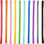 Rubber Bands Silicone 10 Pcs 12inch Elastic Bands for Notebook Books Cooking Wrapping Rubber Bands Cooking Boxes Wraps Office Supplies