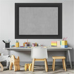 Amanti Art Black Framed Magnetic Board 25x33 Medium Vision Board for use with Magnets, 100% Metal Sheet to Display Items as Office Decor or for Home Organization in mudroom, Kitchen or Kids Room