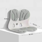 CabeVibe CabSupport Lumbar Support for Office Chair M5 – Ergonomic Support Seat for Posture Correction and Lower Back Pain Relief – Portable, Washable Pads for Office, Home, Car & Floor Sitting