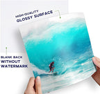 Glossy Photo Paper 8.5x11 Inch, Goefun 200GSM/54LB Inkjet Printer Paper for Dye Ink,100 Sheets