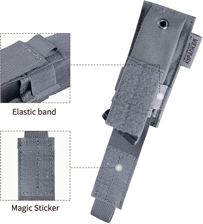 EXCELLENT ELITE SPANKER Molle Single/Double Pistol Mag Pouch Tactical Magazine Pouch Tool Organizer Holder
