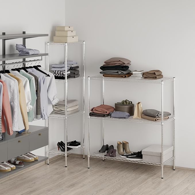 Regal Altair 21" Deep x 48" Wide x 54" Height Wire Shelving Kit | 3-Tier | NSF Commercial Storage Rack Unit