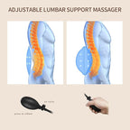comrelax Back Massager with Heat, Massage Seat Cushion with 3D Lumbar Support, 8 Vibrating Motors Massager Chair Pad for Full Body Pain Relief, Ideal Gift for Christmas/Lover/Parents/Friends