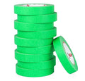 BOMEI PACK Painters Tape 1 Inch - Green Paint Tape 10 Rolls x 1 Inch x 55 Yards - Painter's Tape Green Masking Tape for Walls Painting, DIY Crafting, and School Projects, Total 550 Yards