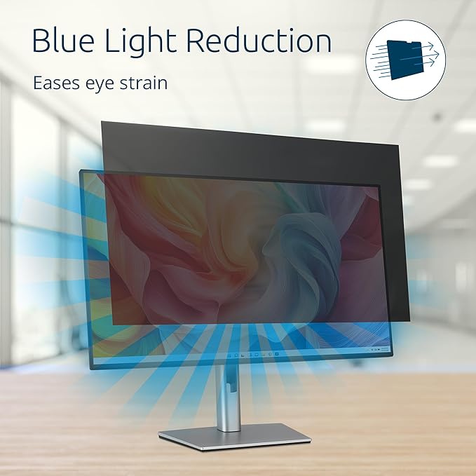Kensington High Clarity Privacy Screen for 34 inch 21:9 Widescreen Monitor, Easy Installation Computer Privacy Filter for Desktop, 2H Hardness Protection, Compatible with LG Samsung Dell, HC340E219A