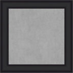 Amanti Art Black Framed Magnetic Board 15x15 X-Small Vision Board for use with Magnets, 100% Metal Sheet to Display Items as Office Decor or for Home Organization in mudroom, Kitchen or Kids Room