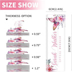 SalaGraphics Desk Name Plate Personalized, Custom for Desk, Office Decor Women Men, Acrylic Accessories, Gifts Coworkers Boss Teacher, Employee Appreciation (Pink Orchids), 8”(L)x2.5(W)
