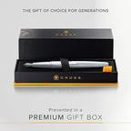 Cross ATX Refillable Fountain Presented in a Luxury Gift Box - Medium Point, Black Ink, Pure Chrome