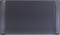 DACASSO Classic Leather Desk Pad with Side Rails - Luxury Leather Desk Blotter for Writing - Padded Executive Desk Surface Protector - (Black, 34” x 20”)