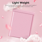 Metronic 40 Pack Bubble Mailers 10.5x16 ", Light Pink, Strong Adhesion Bubble Envelope, WaterProof #5 for Small Businesses, Bubble Mailers Usable Size 10.5x15