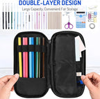 Fitvc Large Pencil Case for Boys,Gamer Boys Pencil Pouch for Kids Teens School,Large Capacity Pen Box Marker Organizer for School