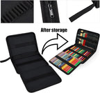 Pencil Case For Colored Pencils, 72 Slots Pencil Holder Large Capacity Colored Pencil Box with Zipper for Drawing Sketching Pencil tools, Pencils, Pencil organizer for Artist Men Women Family Friend