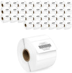HOUSELABELS 2.25" x 1.25" Address Labels on 1" Core in Polypropylene Compatible with Zebra and Rollo Printers, 34 Rolls / 1,000 Labels per Roll