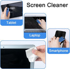 Screen Cleaner Touchscreen Mist Spray, walrfid Cleaning Kit for Electronic Smart Phone TV, Laptop, Tablet, PC, Computer LCD Flat Screens, Eyeglasses, Compatible with iPhone iPad MacBook Pro - DarkBlue