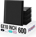 Fuxury Bubble Mailers 6x10“ 600 Pack Black Padded Envelopes Usable Size 6x9" Thick Mailing Envelopes Bubble Padded, Shipping Bags for Mailing,Packaging, Small Business, Boutique, Bulk #0