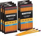 Bostitch Office Premium #2 Pencils, American Cedar Wood, Pre-Sharpened, HB Graphite, 60-Pack
