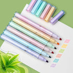 Techjob Aesthetic Highlighters 6 Pack, Chisel Tip, Highlighters Assorted Colors, Home and Office Use, Teacher Supplies, Ideal Highlighter for Organizing and Coloring