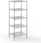 Regal Altair 24" Deep x 30" Wide x 74" Height Wire Shelving Kit | 5-Tier | NSF Commercial Storage Rack Unit