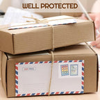 Zonon 500 Pcs Clear Labels Label Protector Clear Stickers Wafer Seals Waterproof Labels for Protecting Barcodes, Numbers and Stickers (4.05 x 2.04 Inch,Rectangle)
