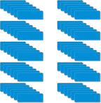 Magnetic Dry Erase Magnets Labels 3x1 inches, Reusable Name Tags, Organizing Schedules in Office/Classroom. Work on Fridge/White Board (Blue 60Pcs)