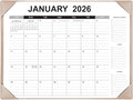 Desk Calendar 2026-2027 with Desk Mat – 22" x 17" Large Desk Pad Calendar Runs from January 2026 to June 2027, Office Supplies Desktop Monthly Calendar for Home & Office