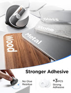 6-Pack Rotatable Cord Holder for Nightstand, LISEN 360°Rotating Magnetic Clips, No-Residue Strong Adhesive Cord Organizer for Desk, Phone Cord Holder for Home, Car, Office Desk Accessories
