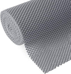 Shelf Drawer Liner Non-Adhesive Non Slip Durable Strong Long Size 12 in X 20ft for Drawers, Shelves, Cabinets, Storage, Kitchen and Desks, Gray