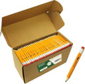 YETHAN 600Pcs Golf Pencils with Eraser Tops,Hexagon Half Wooden pencils, Pre Sharpened 2# HB Golf Back to School Office 4" Mini 600 count/Box