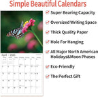 2026 Wall Calendar,Calendar 2026, November 2025 - December 2026, Wall Calendar Butterfly, 12" x 24" Opened,Full Page Months Thick & Sturdy Paper for Calendar Organizing & Planning