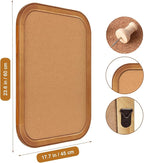 Aitakatta Cork Board for Walls, 23.6x17.7 inches Bulletin Board with Frame, Decorative Hanging Pin Board Vision Board Message Board for Office School Home Decor(4R,4560,1p)