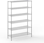 Regal Altair 21" Deep x 60" Wide x 96" Height Wire Shelving Kit | 6-Tier | NSF Commercial Storage Rack Unit